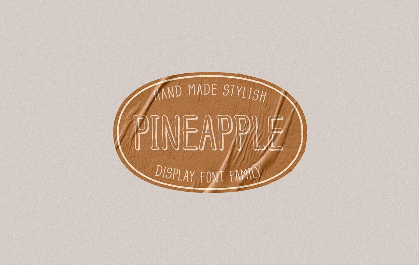 Pineapple Monoline Font preview